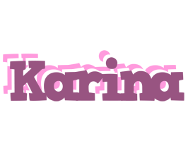 Karina relaxing logo