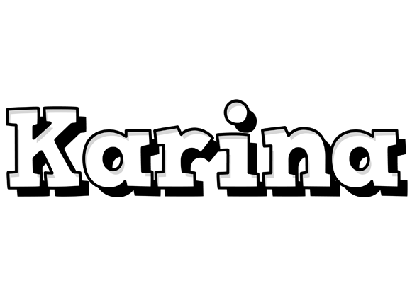 Karina snowing logo