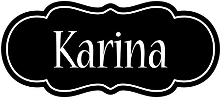 Karina welcome logo