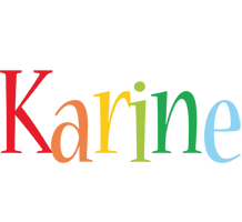 Karine birthday logo