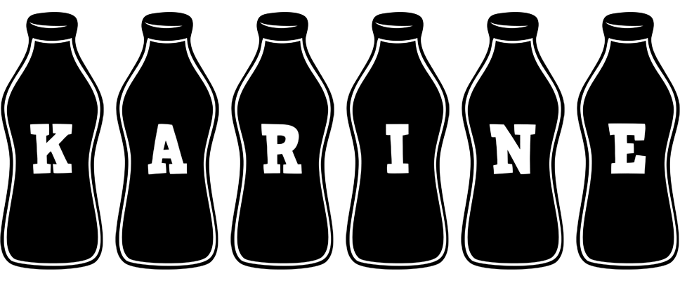Karine bottle logo
