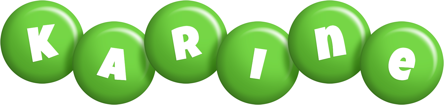 Karine candy-green logo