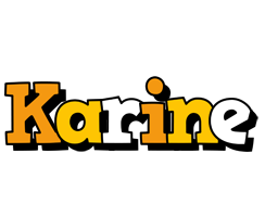 Karine cartoon logo