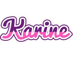 Karine cheerful logo