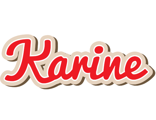 Karine chocolate logo