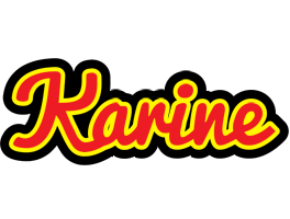 Karine fireman logo