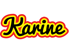 Karine flaming logo