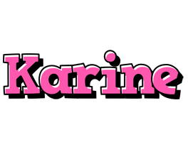 Karine girlish logo