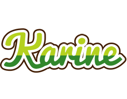 Karine golfing logo