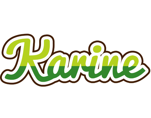 Karine golfing logo