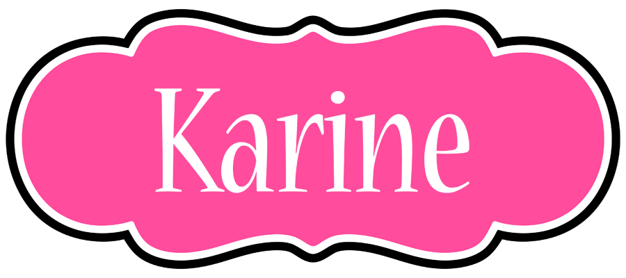 Karine invitation logo