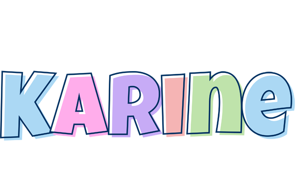 Karine pastel logo
