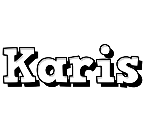 Karis snowing logo