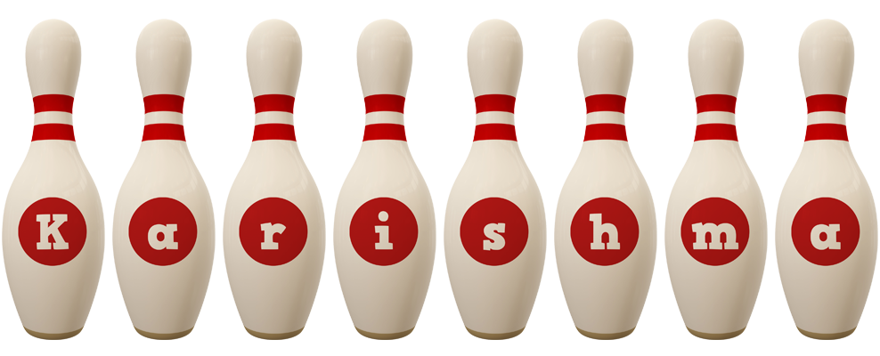 Karishma bowling-pin logo