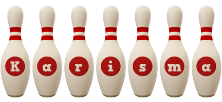 Karisma bowling-pin logo