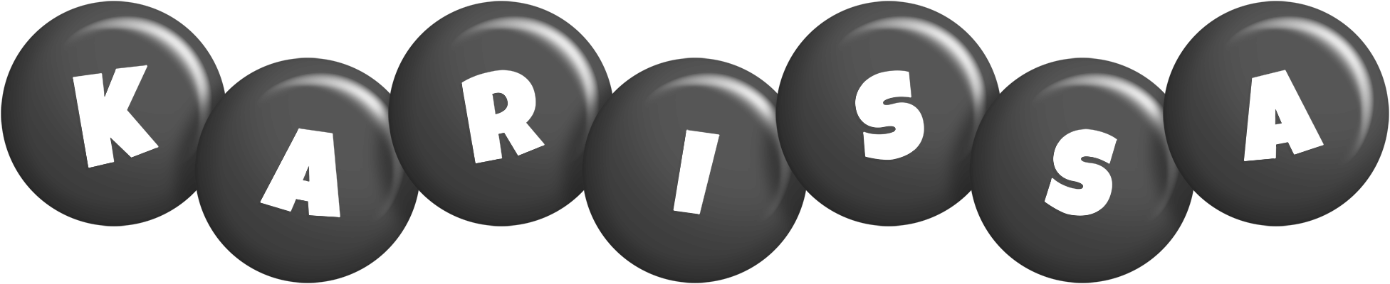 Karissa candy-black logo