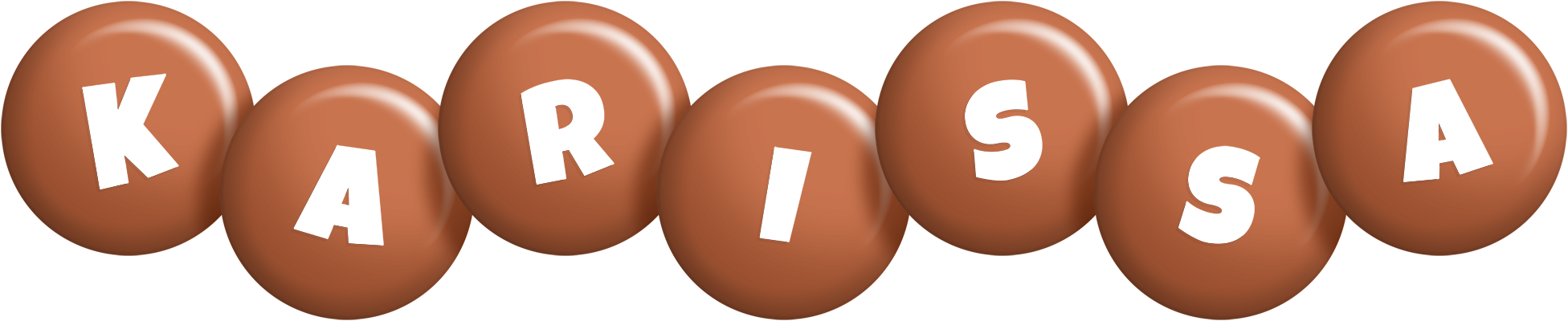 Karissa candy-brown logo