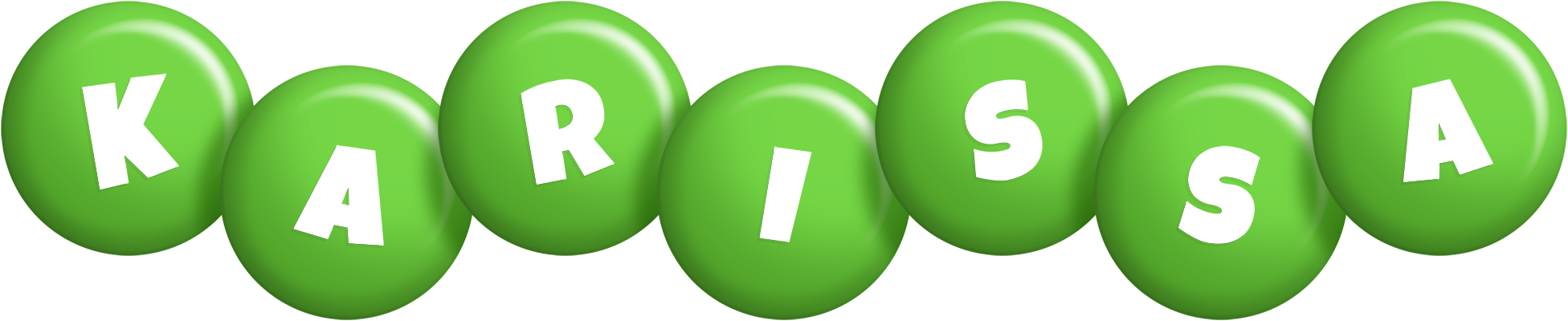 Karissa candy-green logo