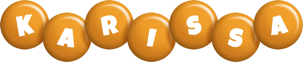 Karissa candy-orange logo