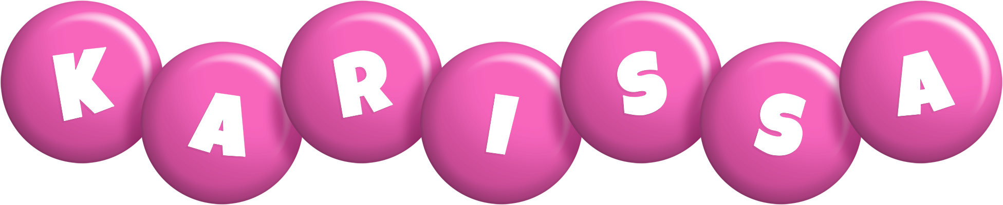 Karissa candy-pink logo