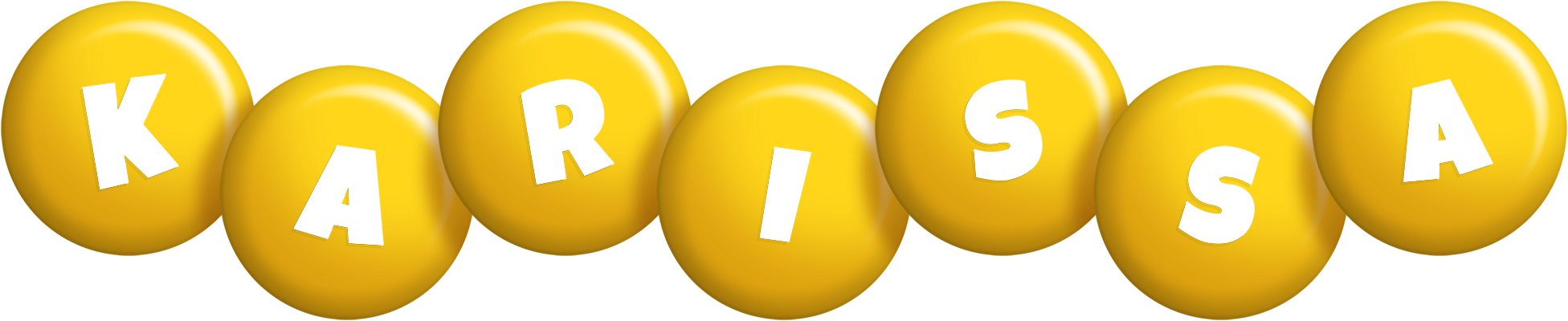 Karissa candy-yellow logo