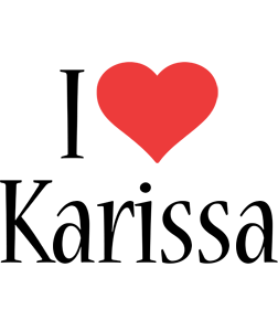 Karissa i-love logo