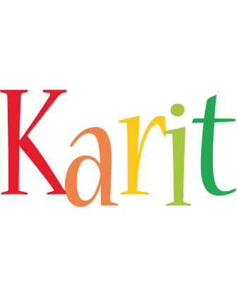 Karit birthday logo