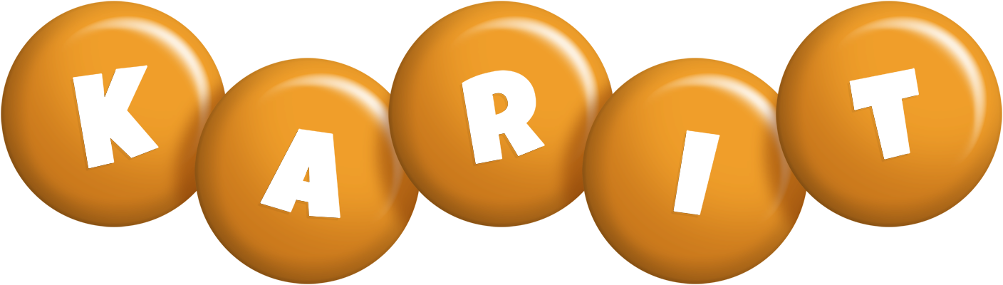 Karit candy-orange logo