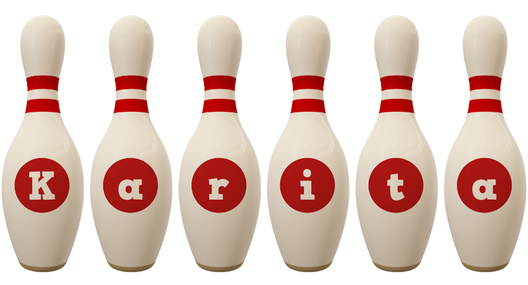 Karita bowling-pin logo
