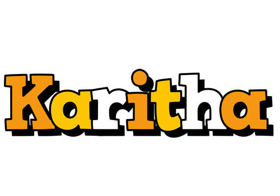 Karitha cartoon logo