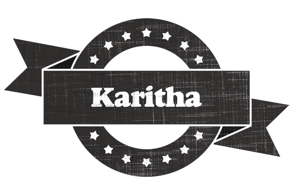 Karitha grunge logo