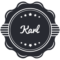 Karl badge logo