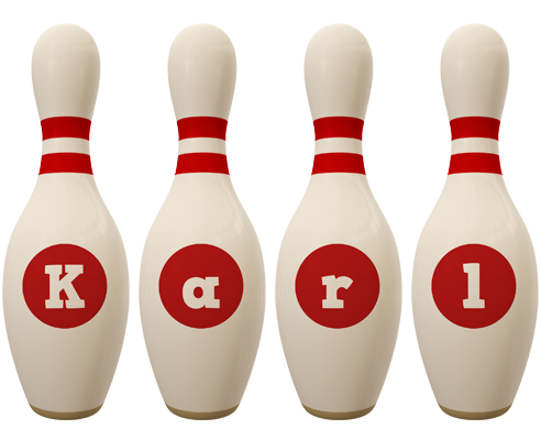 Karl bowling-pin logo