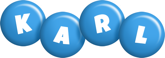 Karl candy-blue logo