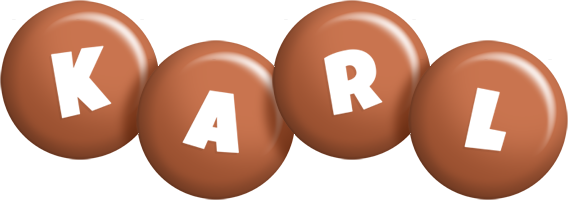 Karl candy-brown logo
