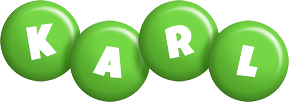 Karl candy-green logo