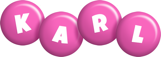 Karl candy-pink logo
