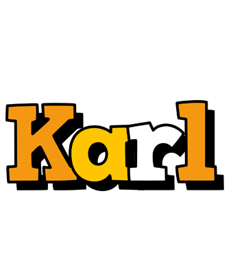 Karl cartoon logo
