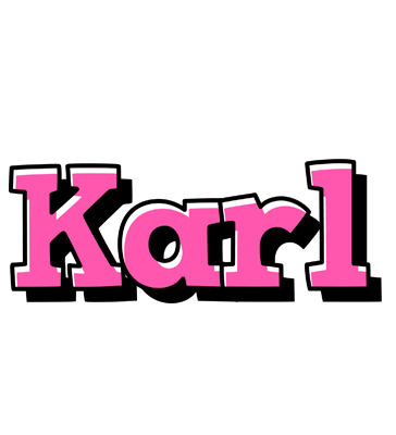 Karl girlish logo