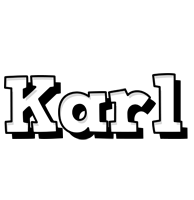 Karl snowing logo