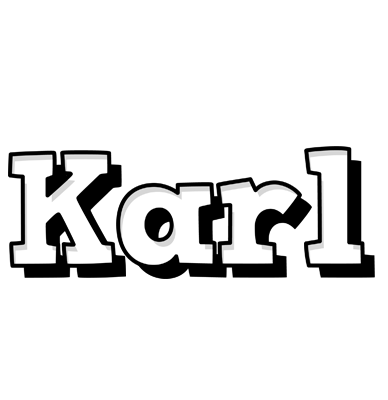 Karl snowing logo