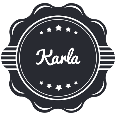 Karla badge logo