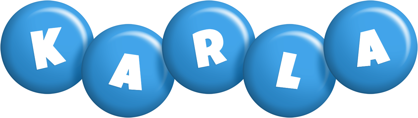 Karla candy-blue logo