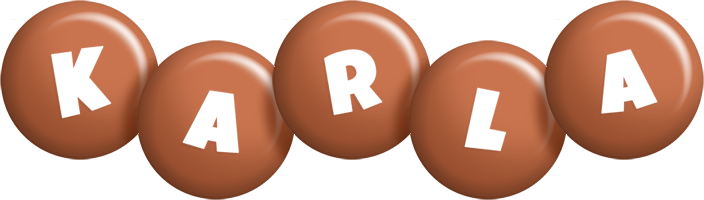 Karla candy-brown logo