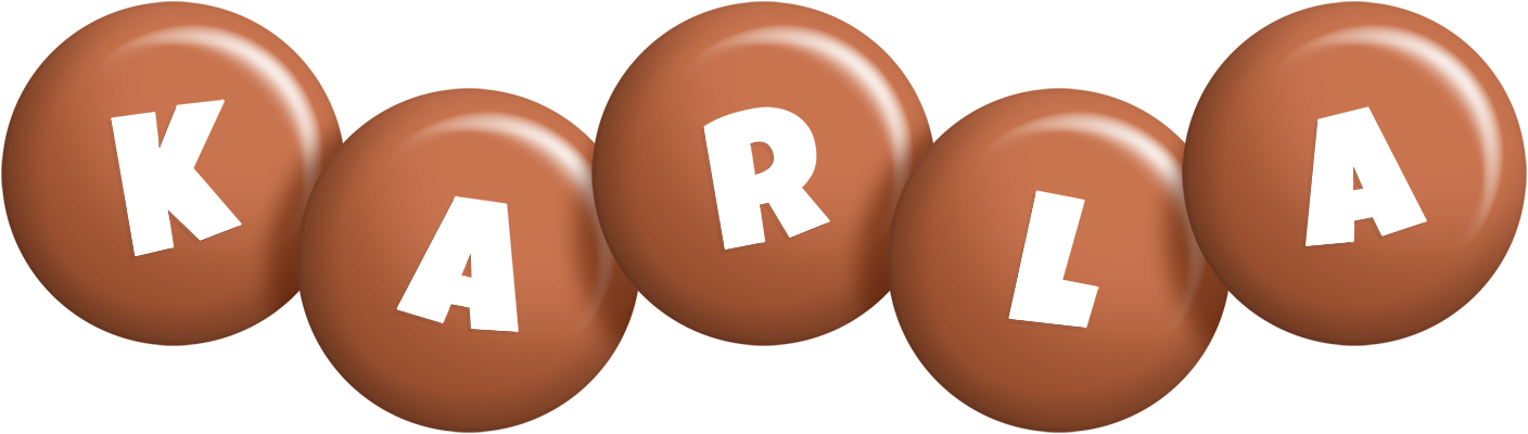 Karla candy-brown logo