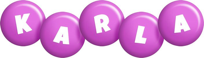 Karla candy-purple logo