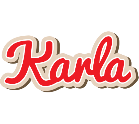 Karla chocolate logo
