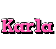 Karla girlish logo