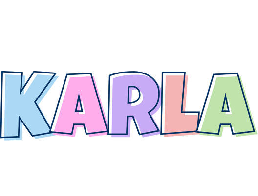 Karla pastel logo