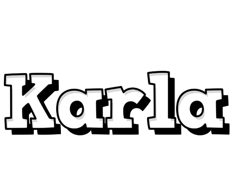 Karla snowing logo